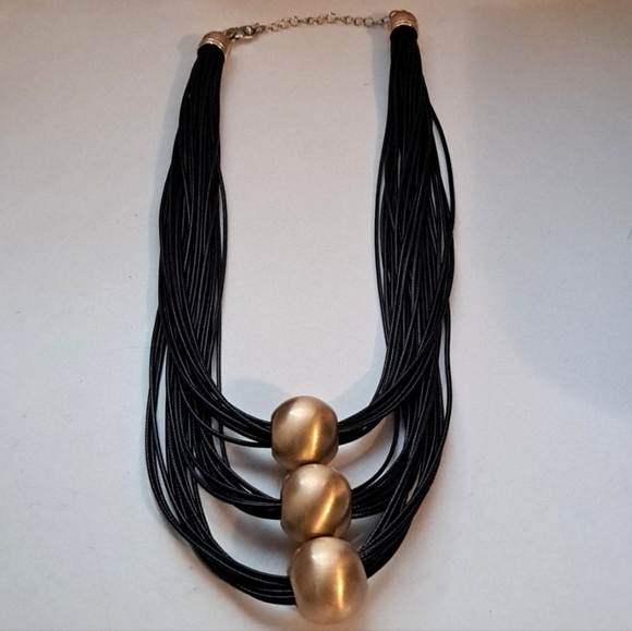Lovisa Gold Bead Wax 3 Strand Necklace - Picture 6 of 6